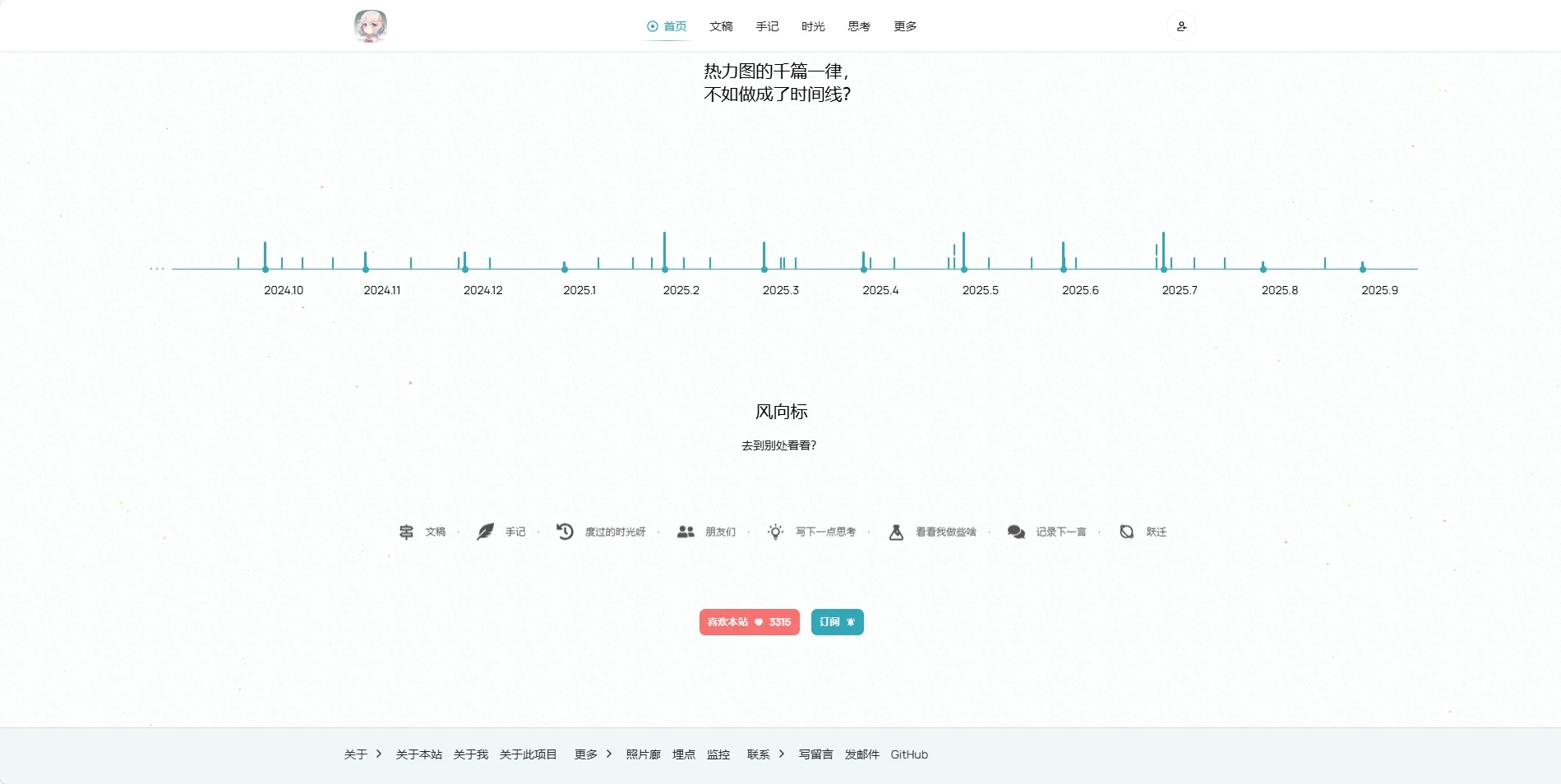 Shiro —— 纯净如纸、清新如雪的极简个人网站模板推荐